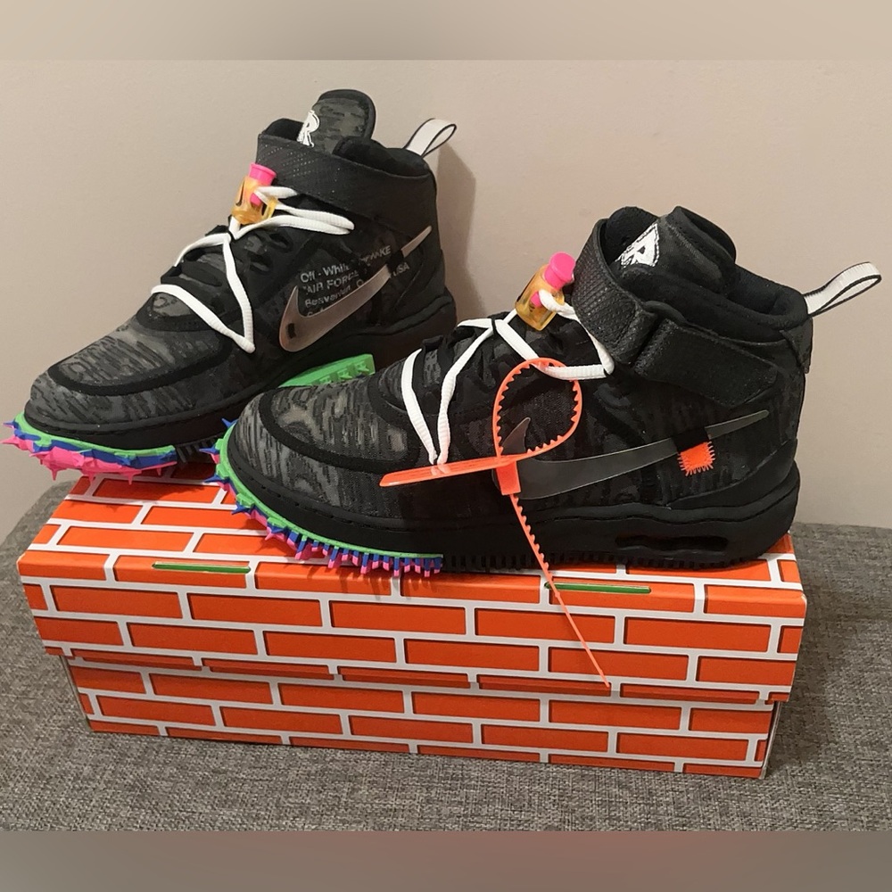Nike x Off-white Air Force 1 Mid SP Black / Clear